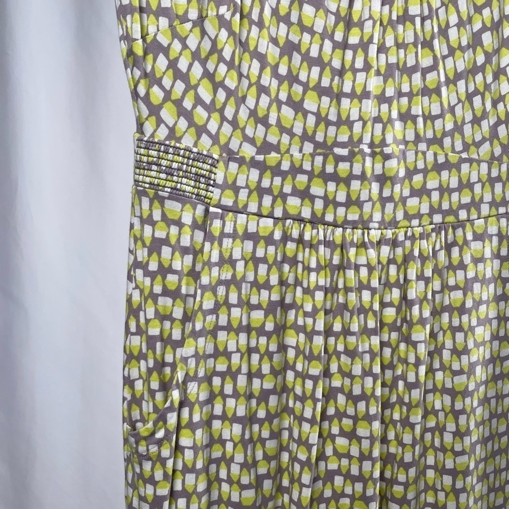 Boden Casual Short Sleeve Weekend Jersey Dress in Grey‎ Green Size 6 Regular - Picture 3 of 6